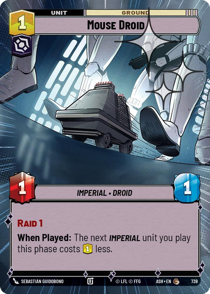 Image for Mouse Droid (Hyperspace Foil) (739) (ASH) - Star Wars: Unlimited