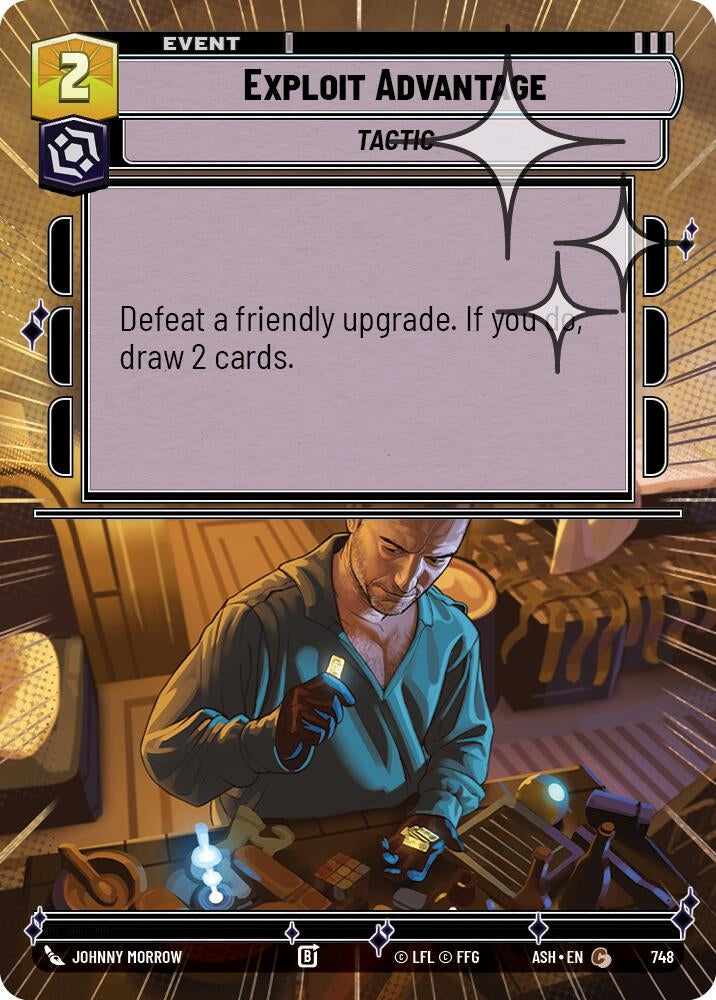 Image for Exploit Advantage (Hyperspace Foil) (748) (ASH) - Star Wars: Unlimited