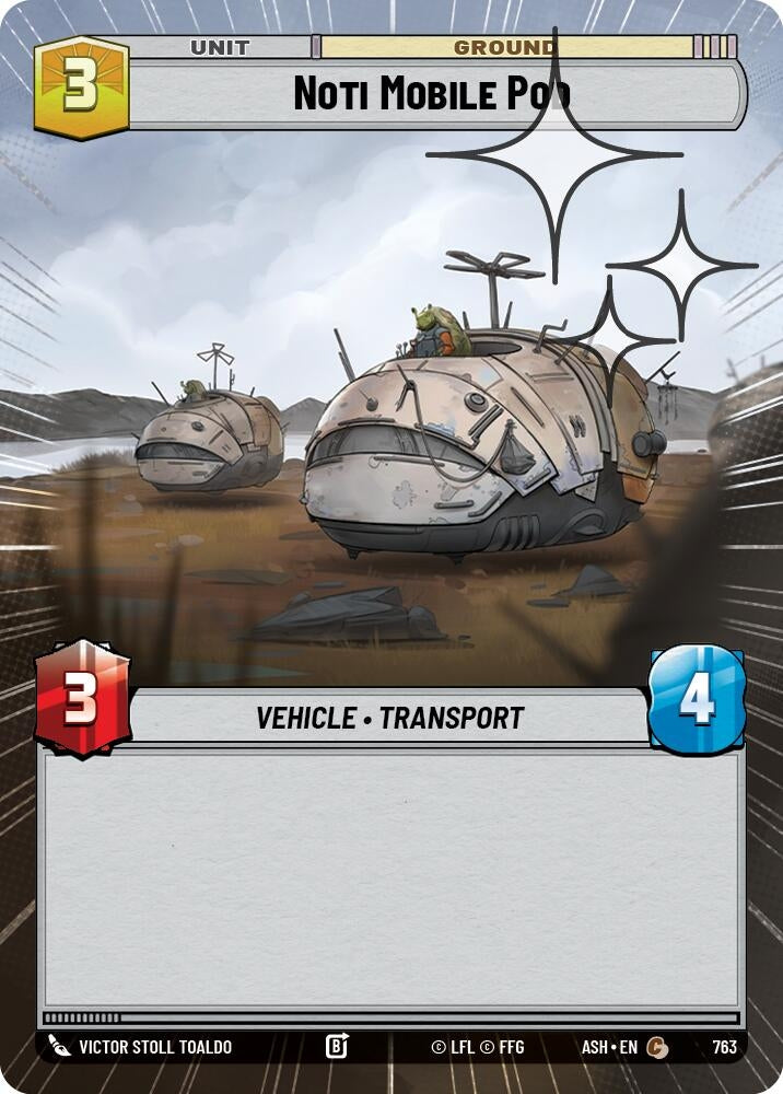 Image for Noti Mobile Pod (Hyperspace Foil) (763) (ASH) - Star Wars: Unlimited