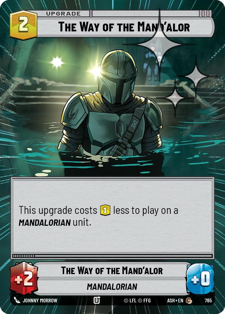 Image for The Way of the Mand'alor (Hyperspace Foil) (765) (ASH) - Star Wars: Unlimited