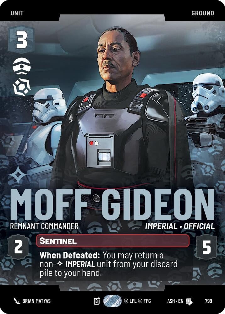 Moff Gideon - Remnant Commander (Prestige) (799) (ASH)