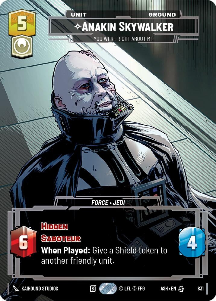 Anakin Skywalker - You Were Right About Me (Prestige) (831) (ASH)