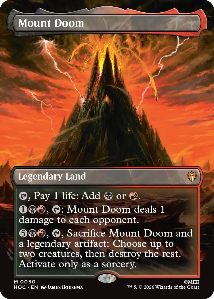 Mount Doom (Borderless) (50) (HOC)