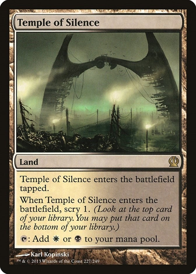 Image for Temple of Silence (227) (THS) - Magic: The Gathering