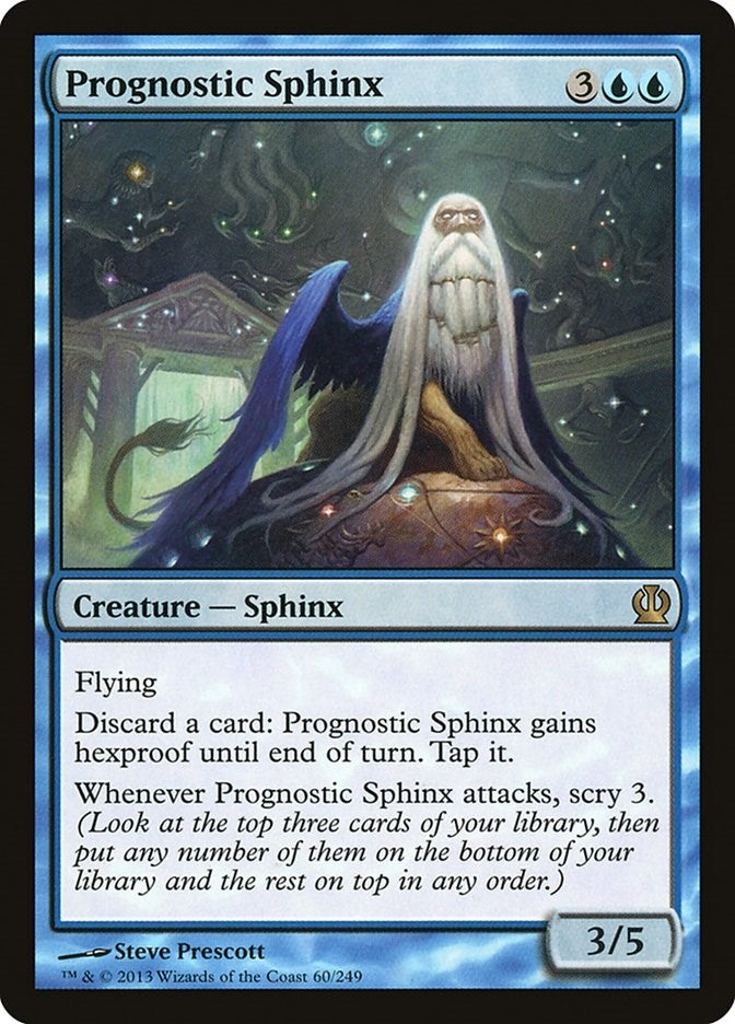 Image for Prognostic Sphinx (60) (THS) - Magic: The Gathering