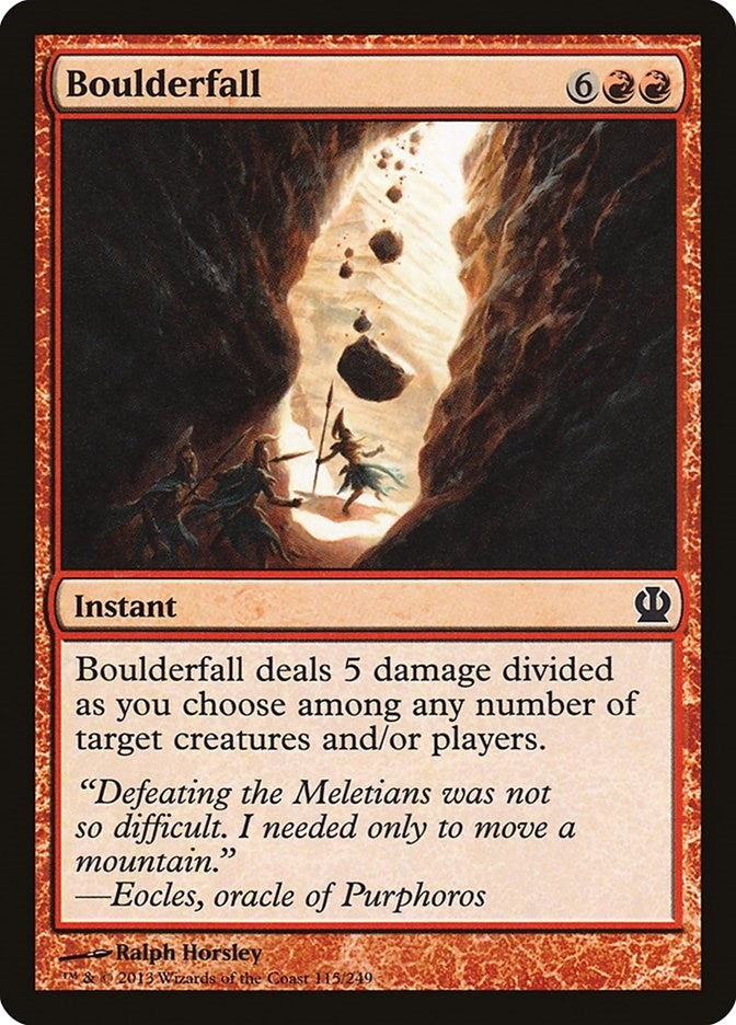 Image for Boulderfall (115) (THS) - Magic: The Gathering