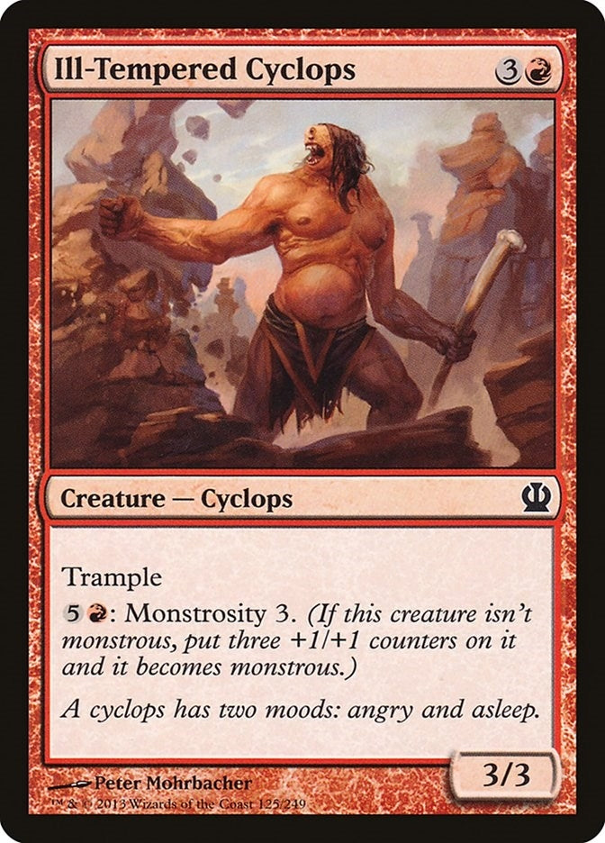 Image for Ill-Tempered Cyclops (125) (THS) - Magic: The Gathering