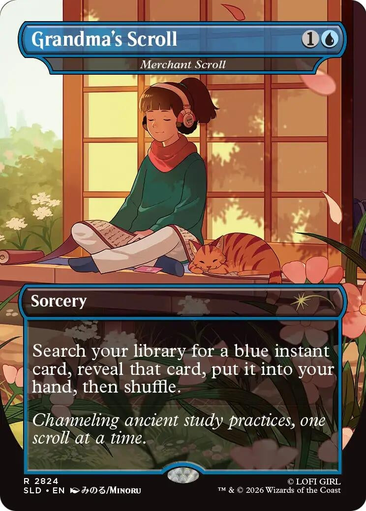 Image for Grandma's Scroll - Merchant Scroll (2824) (SLD) - Magic: The Gathering