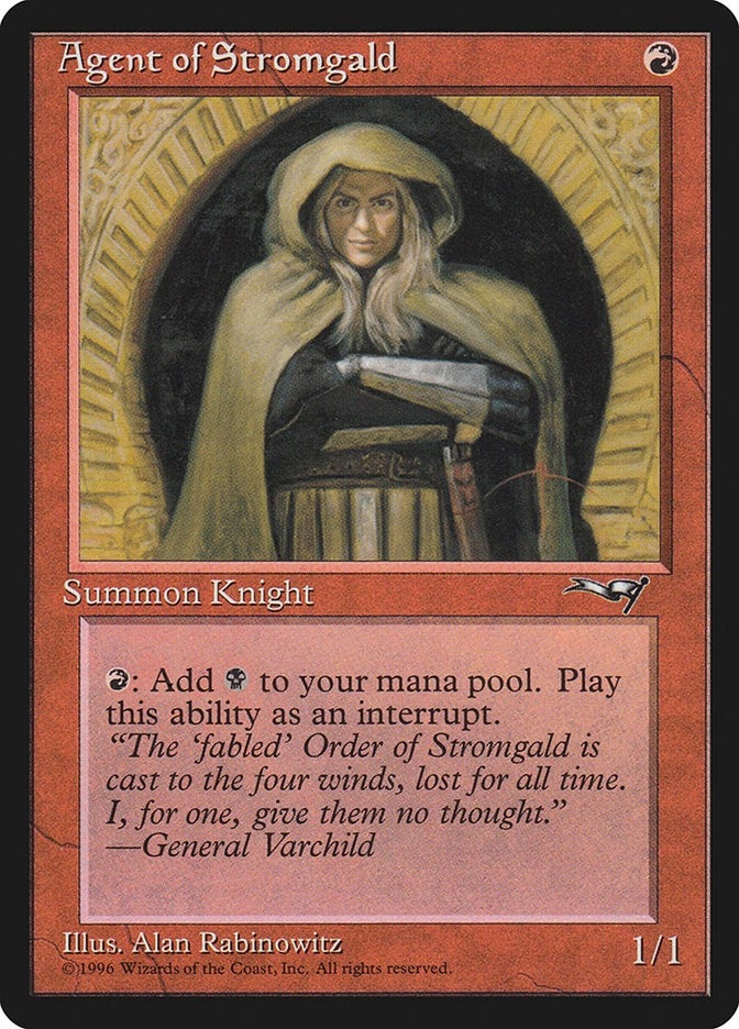 Image for Agent of Stromgald (95) (ALL) - Magic: The Gathering