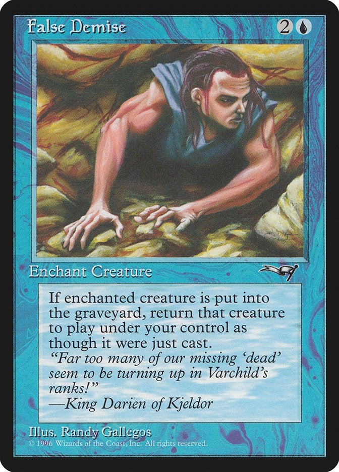 Image for False Demise (Cave-in) (41) (ALL) - Magic: The Gathering
