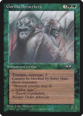 Gorilla Berserkers (Closed Mouth)