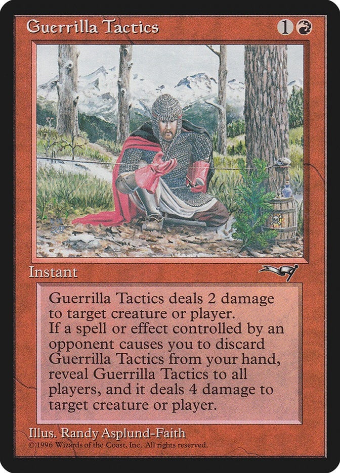 Image for Guerrilla Tactics (Kneeling Knight) (111) (ALL) - Magic: The Gathering