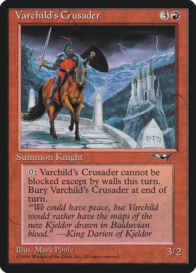 Image for Varchild's Crusader (Castle) (121) (ALL) - Magic: The Gathering