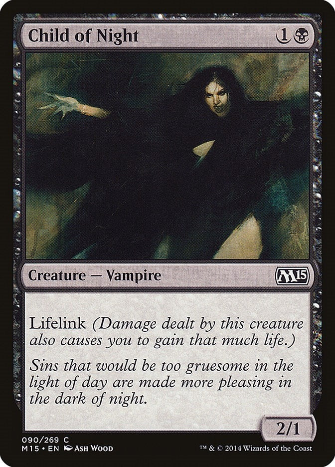 Image for Child of Night (90) (M15) - Magic: The Gathering