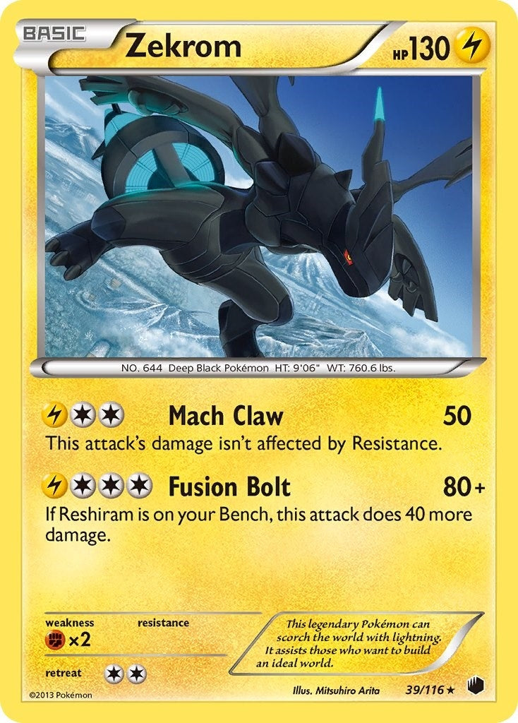 Image for Zekrom (39/116) (PLF) - Pokemon