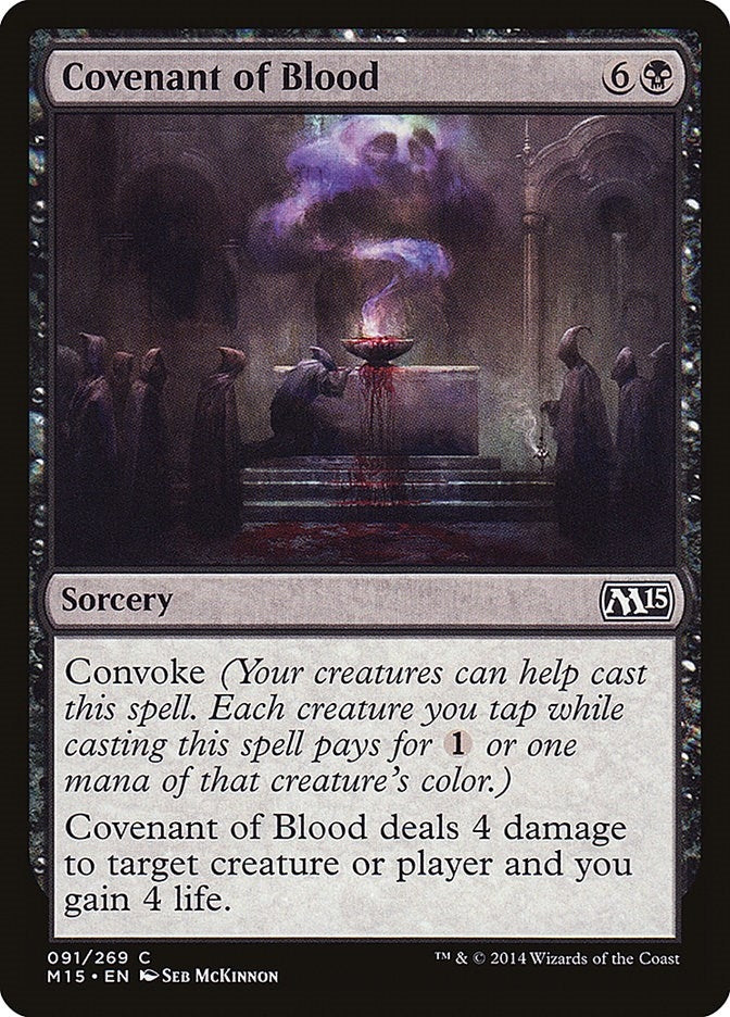 Image for Covenant of Blood (91) (M15) - Magic: The Gathering