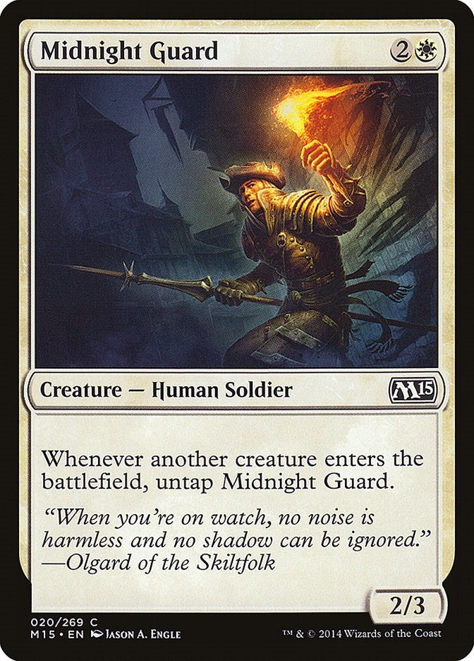 Image for Midnight Guard (20) (M15) - Magic: The Gathering