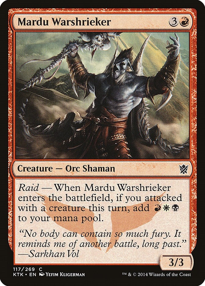 Image for Mardu Warshrieker (117) (KTK) - Magic: The Gathering