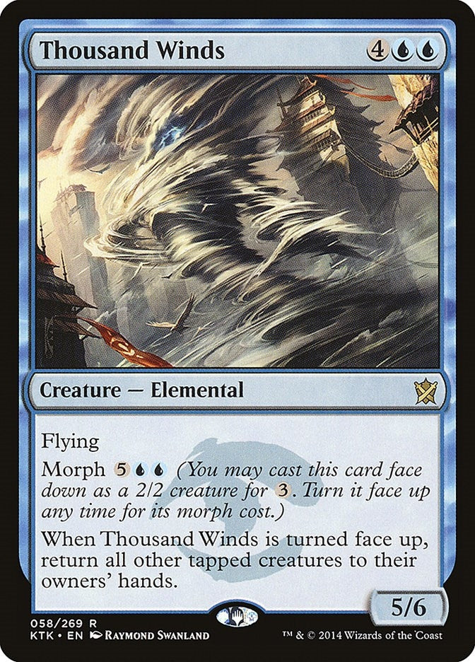 Image for Thousand Winds (58) (KTK) - Magic: The Gathering