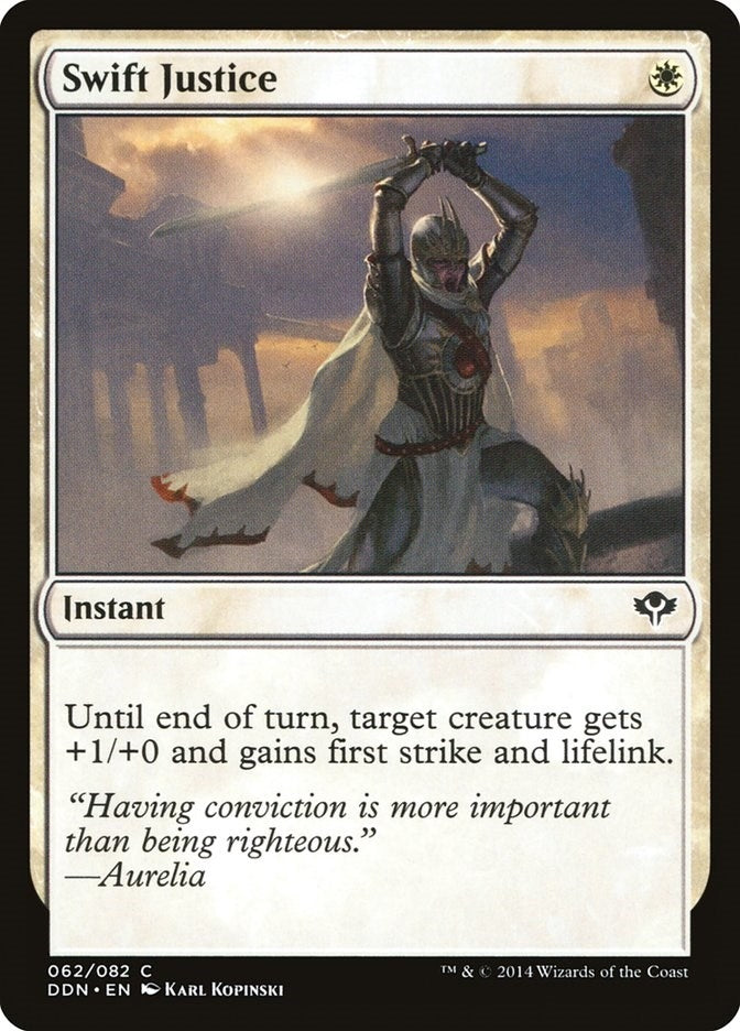 Image for Swift Justice (62) (DDN) - Magic: The Gathering
