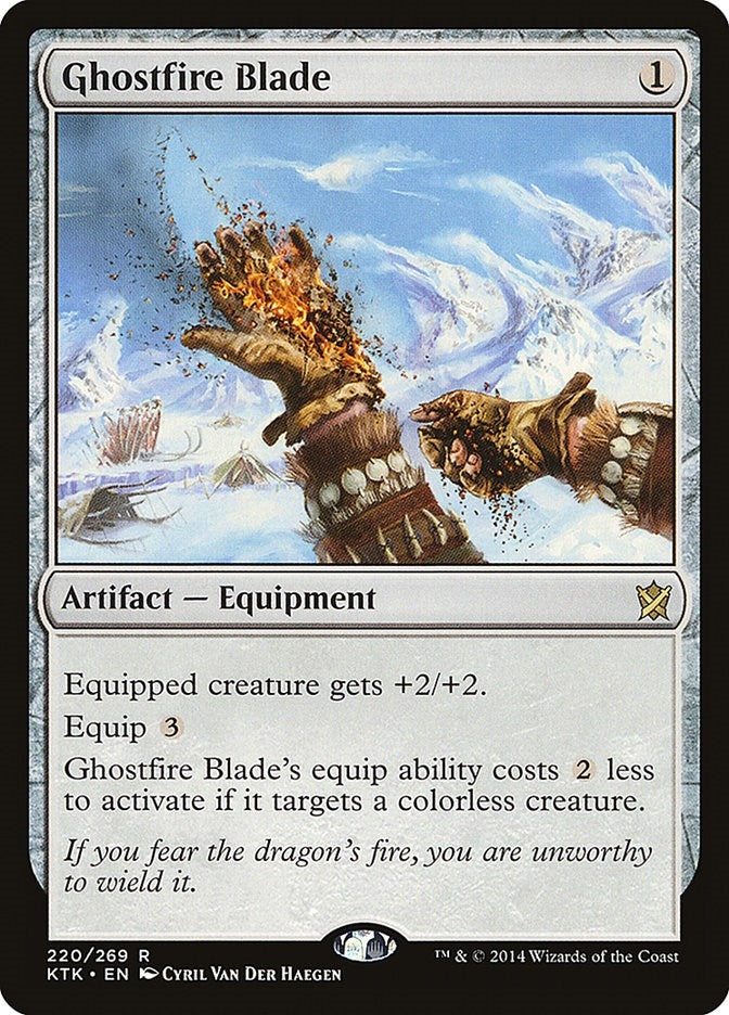 Image for Ghostfire Blade (220) (KTK) - Magic: The Gathering