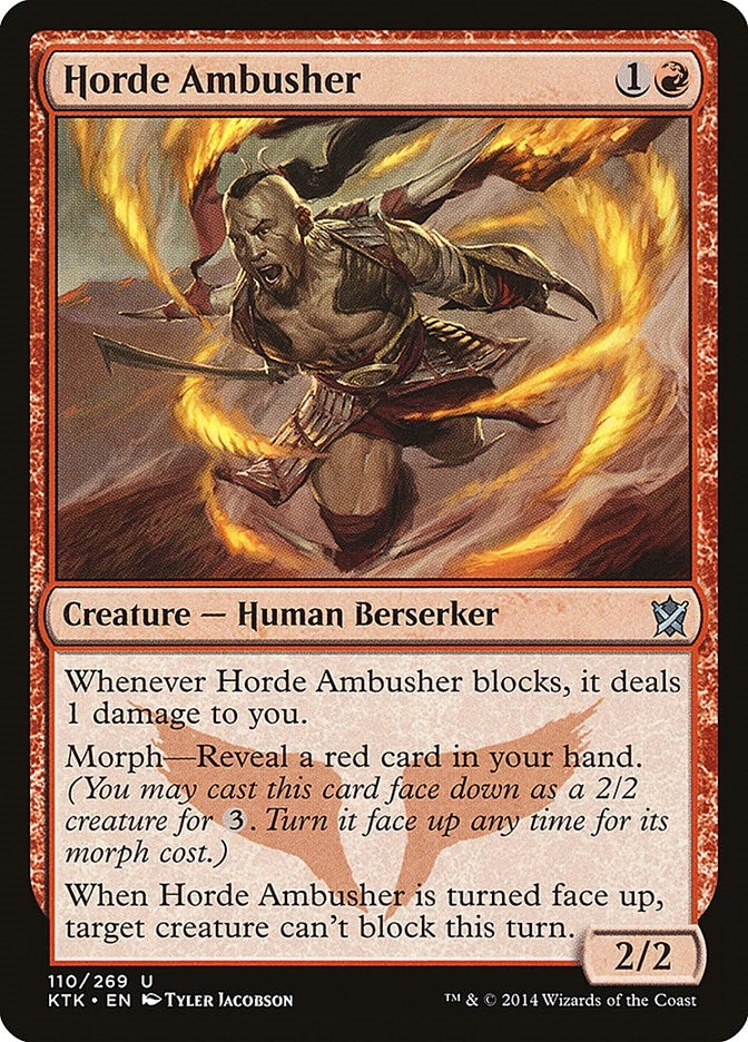 Image for Horde Ambusher (110) (KTK) - Magic: The Gathering