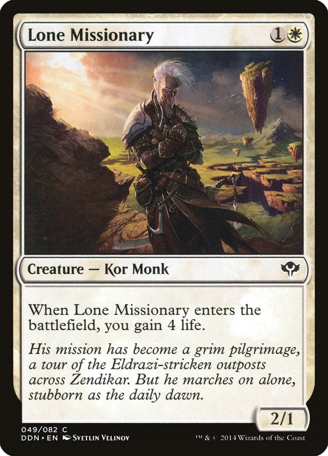 Image for Lone Missionary (49) (DDN) - Magic: The Gathering