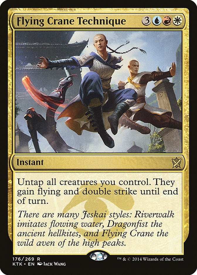 Image for Flying Crane Technique (176) (KTK) - Magic: The Gathering