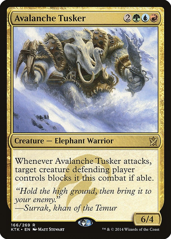 Image for Avalanche Tusker (166) (KTK) - Magic: The Gathering