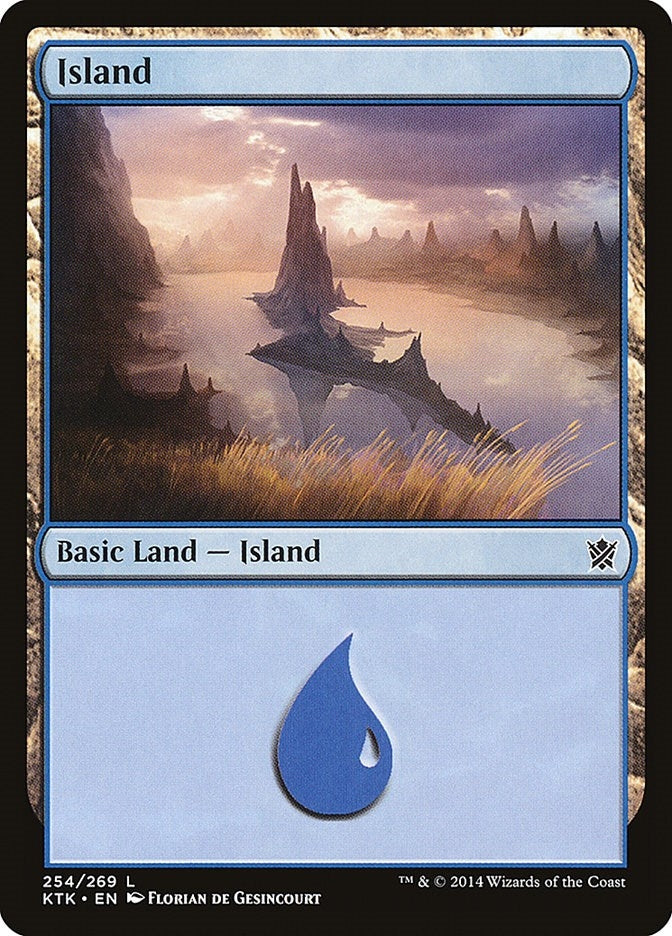 Image for Island (254) (254) (KTK) - Magic: The Gathering