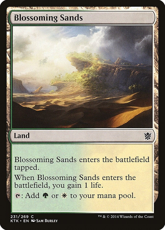 Image for Blossoming Sands (231) (KTK) - Magic: The Gathering