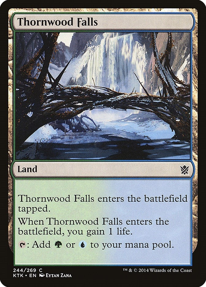 Image for Thornwood Falls (244) (KTK) - Magic: The Gathering