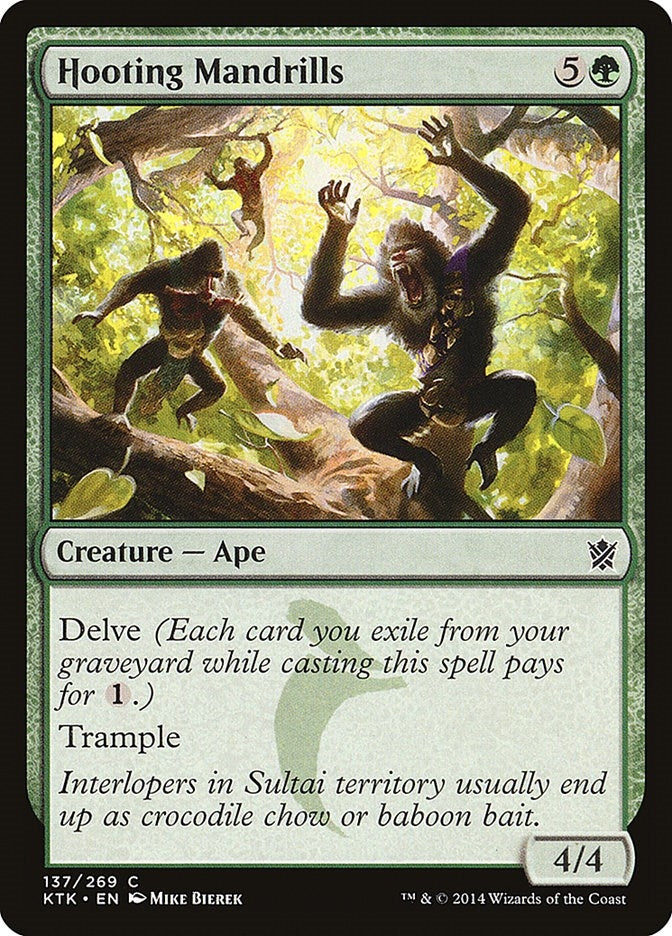 Image for Hooting Mandrills (137) (KTK) - Magic: The Gathering
