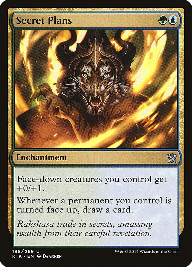 Image for Secret Plans (198) (KTK) - Magic: The Gathering