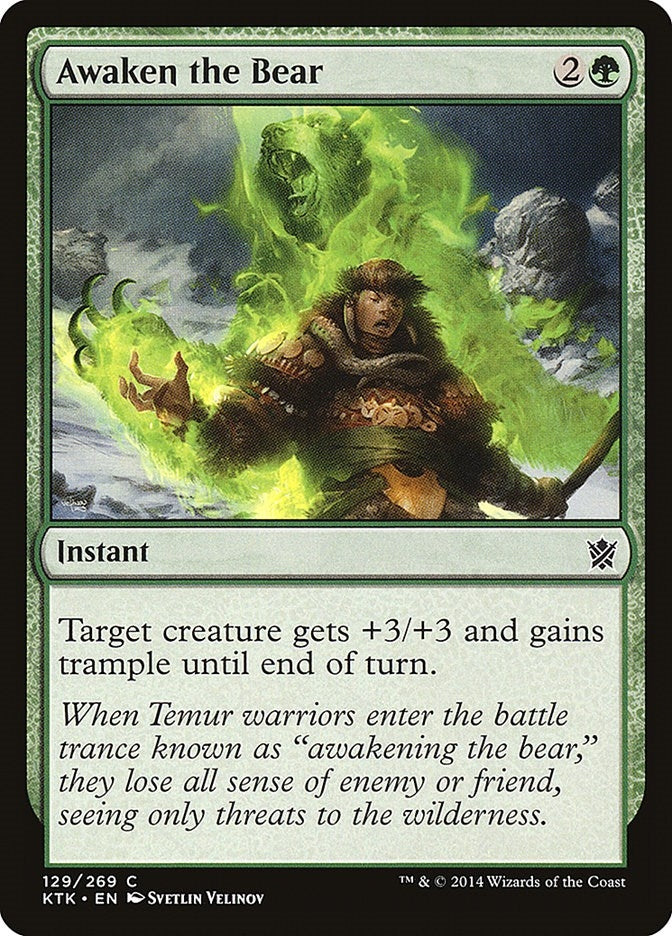 Image for Awaken the Bear (129) (KTK) - Magic: The Gathering
