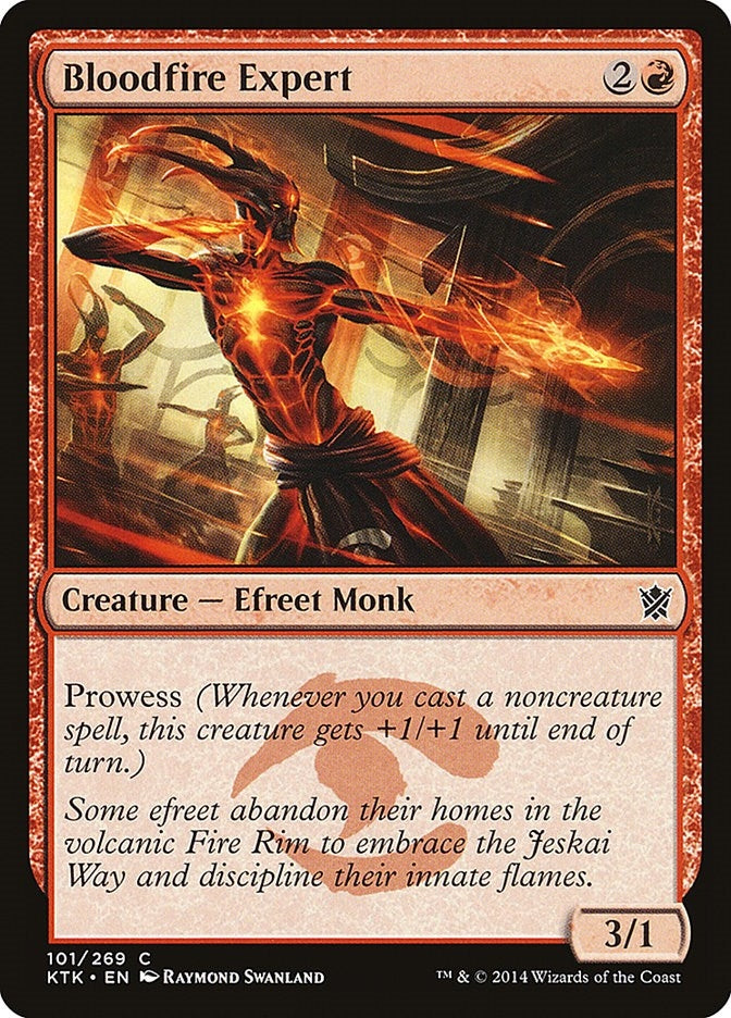 Image for Bloodfire Expert (101) (KTK) - Magic: The Gathering