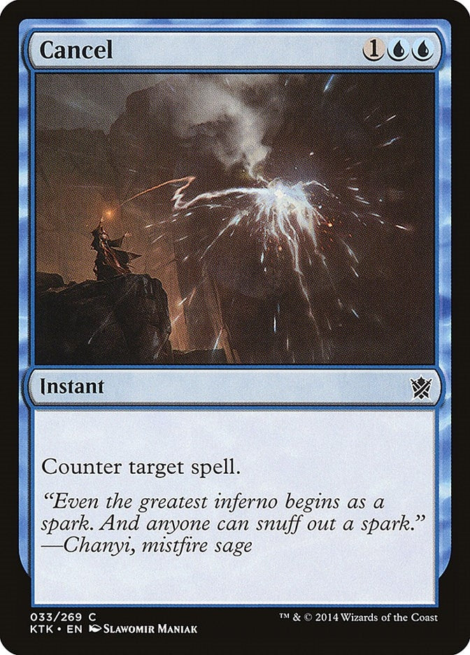 Image for Cancel (33) (KTK) - Magic: The Gathering