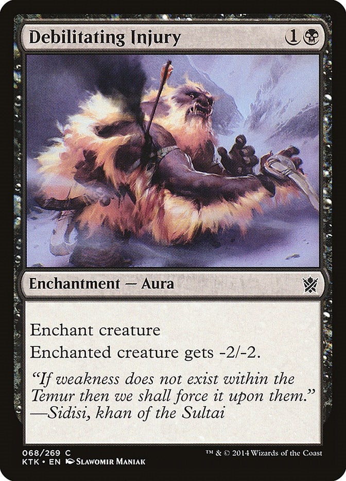 Image for Debilitating Injury (68) (KTK) - Magic: The Gathering
