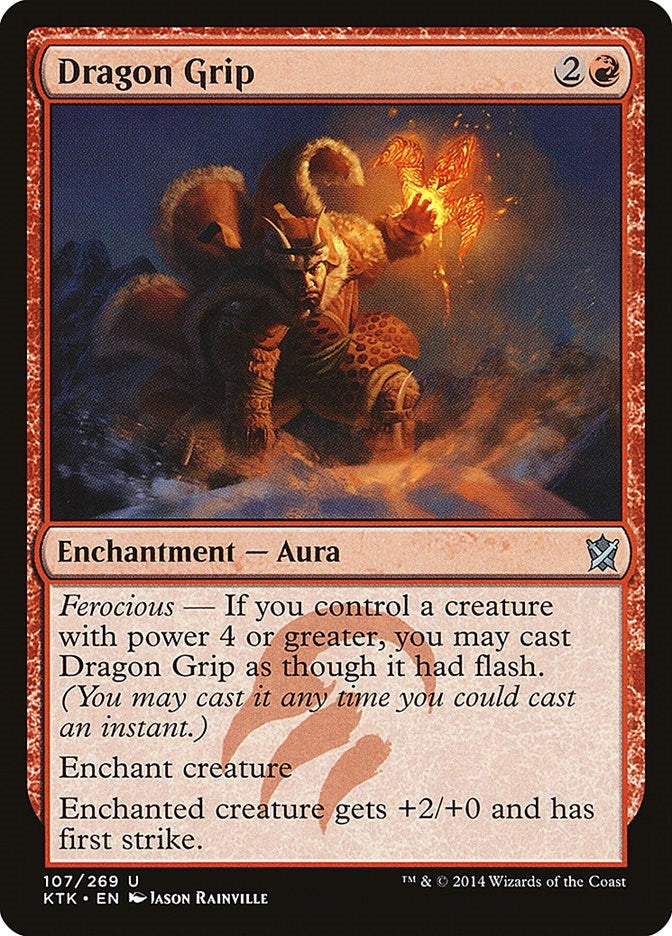 Image for Dragon Grip (107) (KTK) - Magic: The Gathering