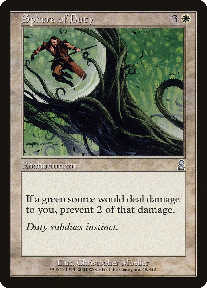 Image for Sphere of Duty (48) (ODY) - Magic: The Gathering