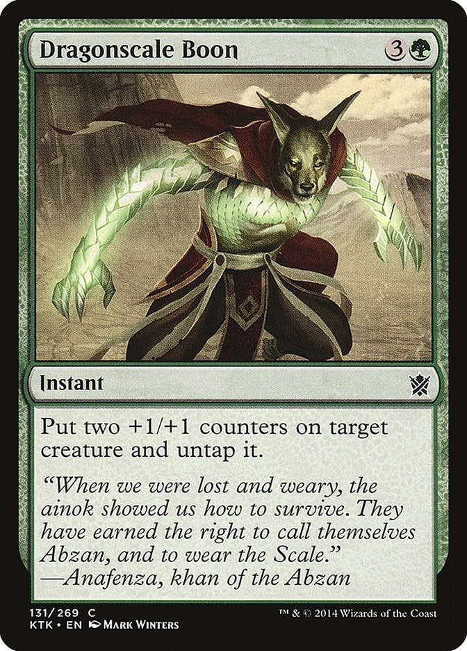 Image for Dragonscale Boon (131) (KTK) - Magic: The Gathering