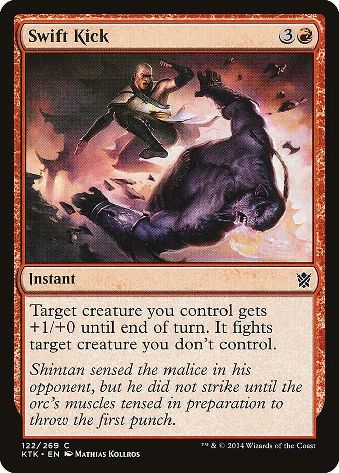 Image for Swift Kick (122) (KTK) - Magic: The Gathering