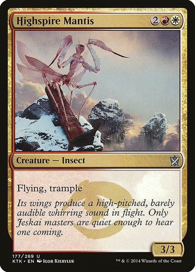 Image for Highspire Mantis (177) (KTK) - Magic: The Gathering