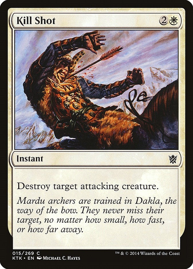 Image for Kill Shot (15) (KTK) - Magic: The Gathering