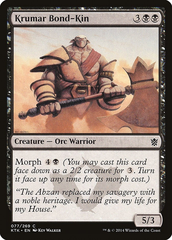 Image for Krumar Bond-Kin (77) (KTK) - Magic: The Gathering