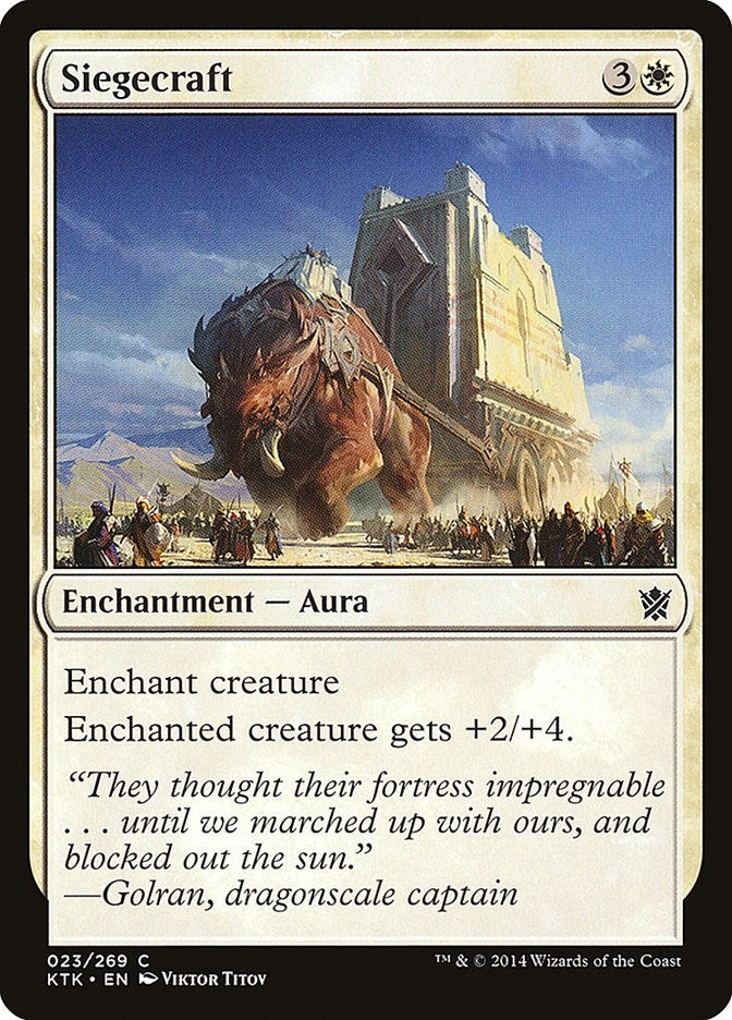 Image for Siegecraft (23) (KTK) - Magic: The Gathering