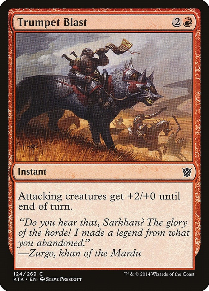 Image for Trumpet Blast (124) (KTK) - Magic: The Gathering