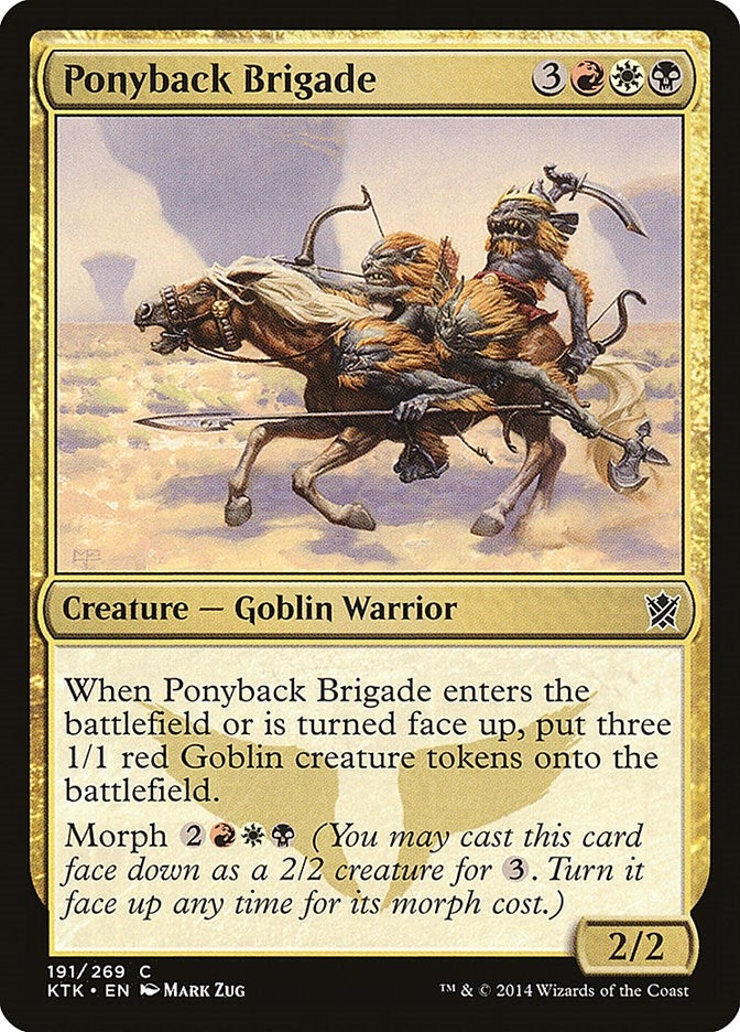 Image for Ponyback Brigade (191) (KTK) - Magic: The Gathering