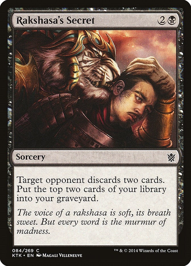 Image for Rakshasa's Secret (84) (KTK) - Magic: The Gathering