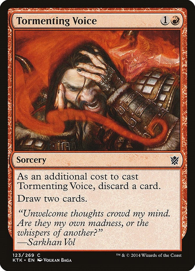 Image for Tormenting Voice (123) (KTK) - Magic: The Gathering